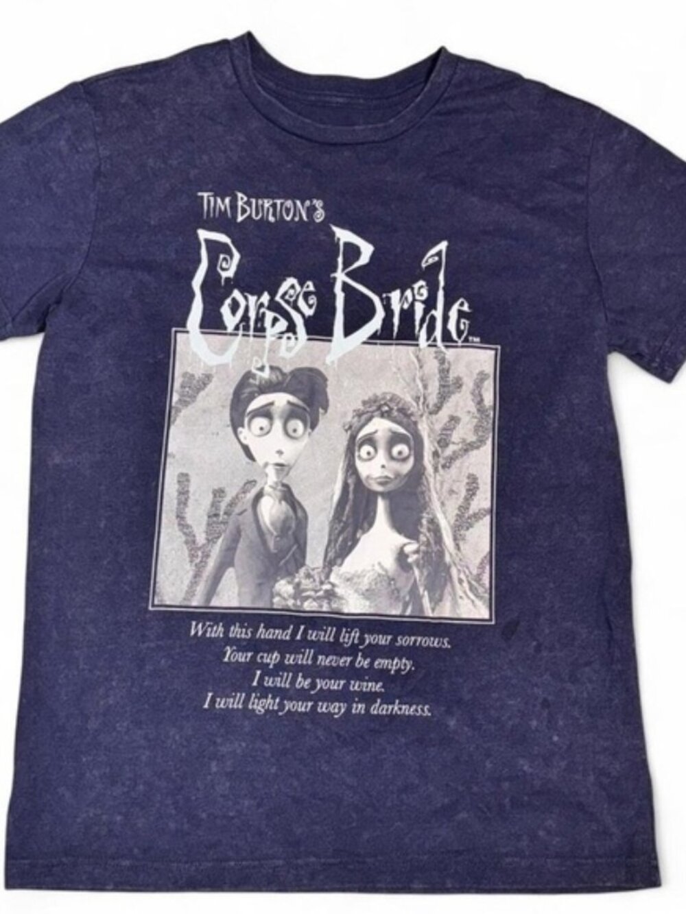 Hybrid Apparel Dark Blue Corpse Bride Tee